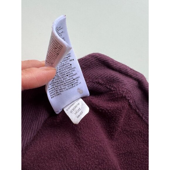 ATHLETA Balance Spiced Cabernet Purple Tencel Jersey Sweatshirt Dress, Size M - Picture 13 of 14